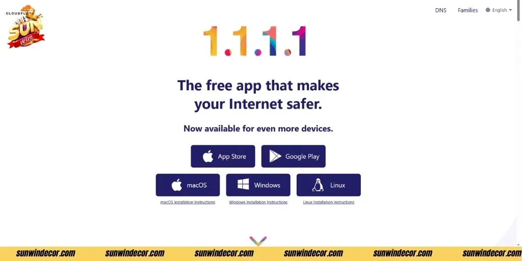 Bạn cần tải ứng dụng 1.1.1.1 để vào được web bị chặn